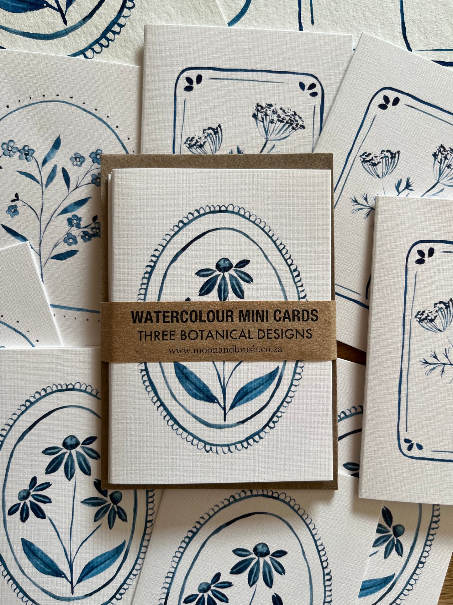 Delft Blue Mini card set of 3