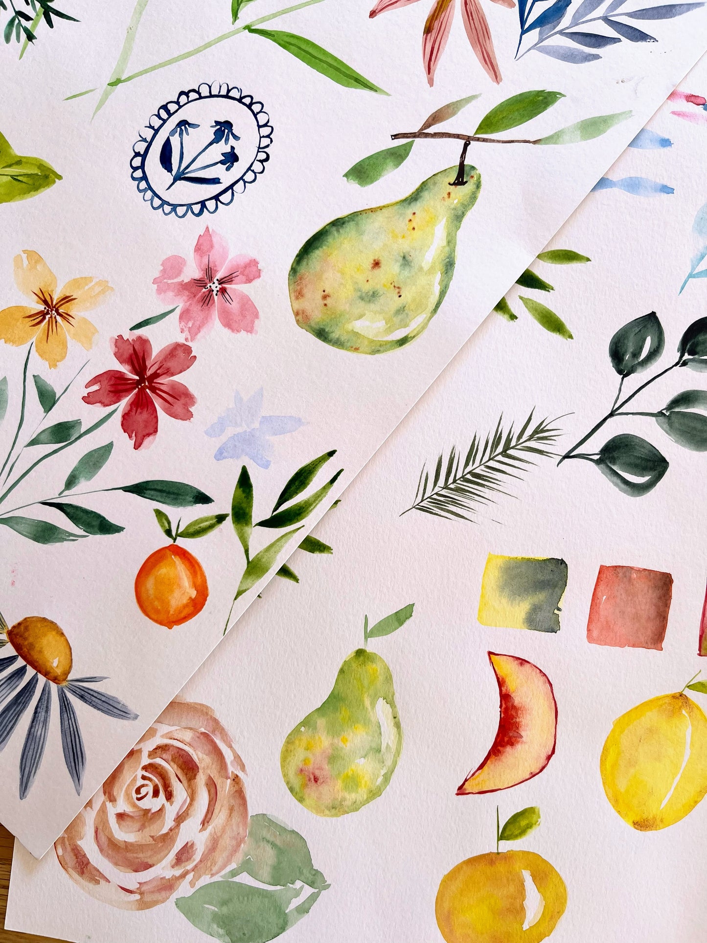 Watercolour Workshop Fruity Florals Cards & Tags