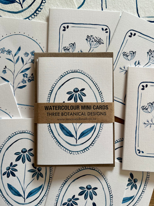 Delft Blue Mini card set of 3